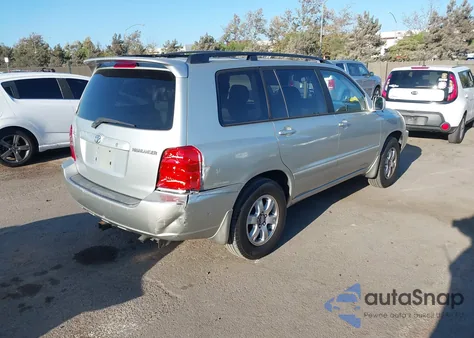 2003 Toyota Highlander V6 z USA, uszkodzony, nr VIN JTEGF21A030120395